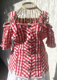 Dámaká halenka v selském, country, western stylu vel. 38/40