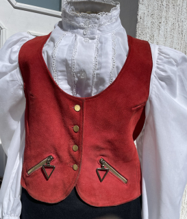 Dámská kožená vesta, vestička vel. 36/38