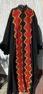 Karnevalový kostým plášť husar, divadelní vojenský plášť vel. M-XL