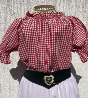 Dámská halenka v selském, country, western stylu vel. 38