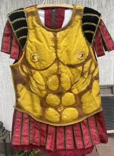 Karnevalový divadelní kostým římský voják, bojovník / gladiator vel. L