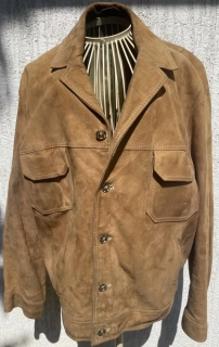 Pánská kožená bunda v retro stylu vel. M/L