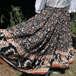 Dámská dlouhá sukně selský, country, western styl vel. 36/38