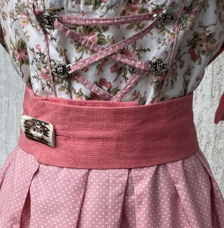 Látkový pásek + kabelka dirndl styl 