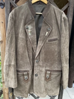 Pánské kožené sako selský styl vel. XL
