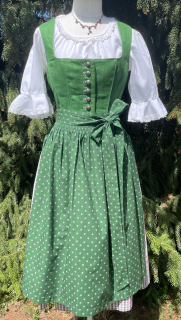 Dámské dirndl šaty, selský styl vel. 36