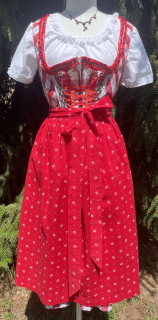 Dámské dirndl šaty selský styl vel. 40