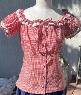 Dámská halenka v selském, country, western stylu vel. 40/42