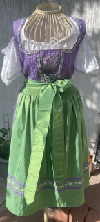 Dámské šaty dirndl selský styl vel. 38
