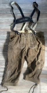 Pánské dirndl kožené kraťasy Oktoberfest vel. XL