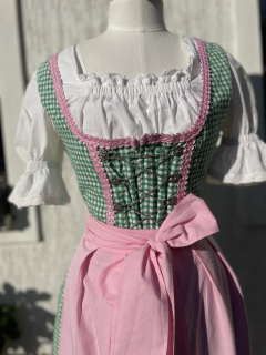 Dámské dirndl šaty selský styl Oktoberfest vel. 38