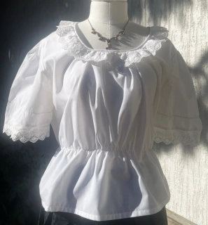 Dámská halenka v selském, country, western, lidovém, dobovém stylu vel. 40