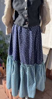 Dámská divadelní sukně alá selka, country, western styl vel. 38