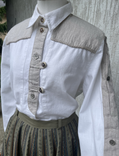 Dámská košile v selském, country, western stylu vel. 38