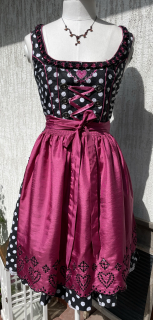 Dámské dirndl šaty selský styl Oktoberfest vel. XS