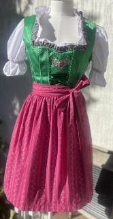 Dámské dirndl šaty selský styl Oktoberfest vel. 36