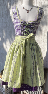 Dámské dirndl šaty selský styl Oktoberfest vel. XXS