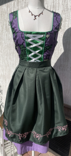 Dámské dirndl šaty selský styl Oktoberfest vel. 38