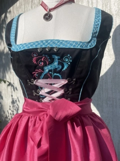 Dámské dirndl šaty selský styl vel. 42