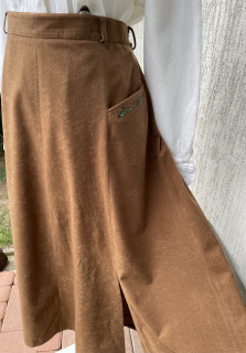 Dámská teplá sukně v selském, country, mysliveckém stylu vel. 40