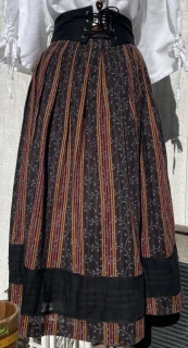 Dámská dlouhá sukně v selském, country, vintage stylu vel. 36