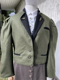 Dámské sako v selském, mysliveckém stylu vel. 38