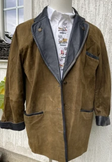 Dámská kožená bunda v selském stylu vel.  46