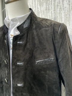 Pánské kožené sako v selském, country stylu vel. XL