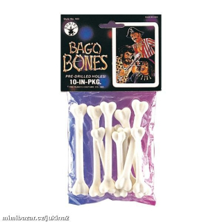 karnevalový doplněk KOSTIČKY, KOSTI