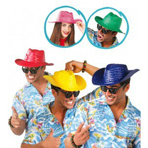 LETNÍ BAREVNÝ KLOBOUK HAVAJ, HAWAI