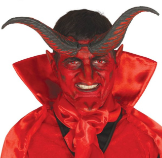 karnevalový doplněk Čertí rohy velké DIABLE