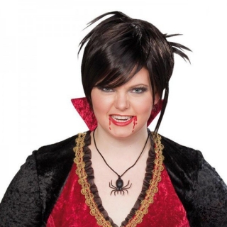 Náhrdelník s pavoukem čarodějnice, upírka