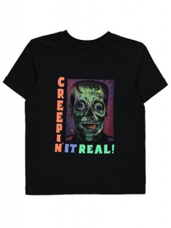 BAVLNĚNÉ TRIČKO MĚNÍCÍ EFEKT zombie 9-10 let > 140