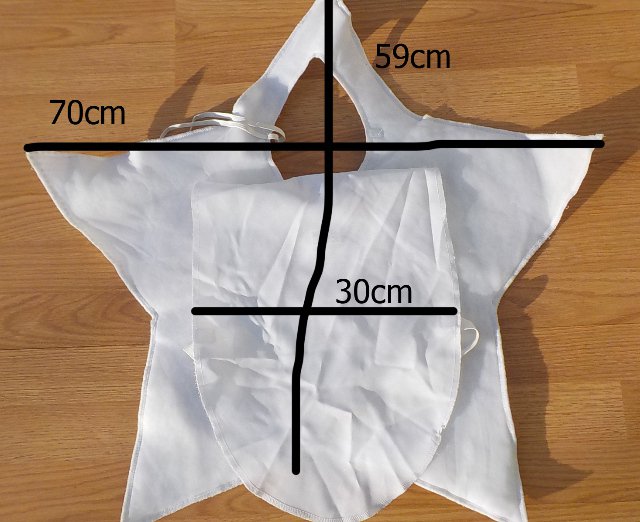 karnevalový kostým STŘÍBRNÁ HVĚZDA > 104