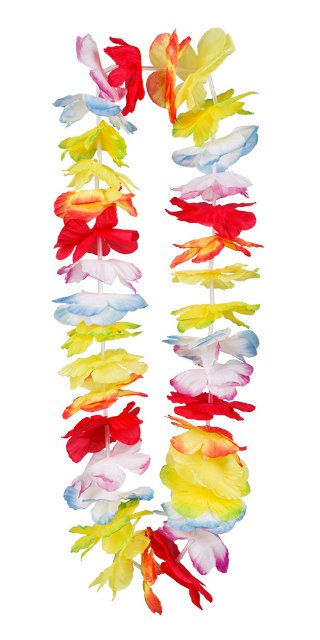 Havajský věnec barevný, deluxe