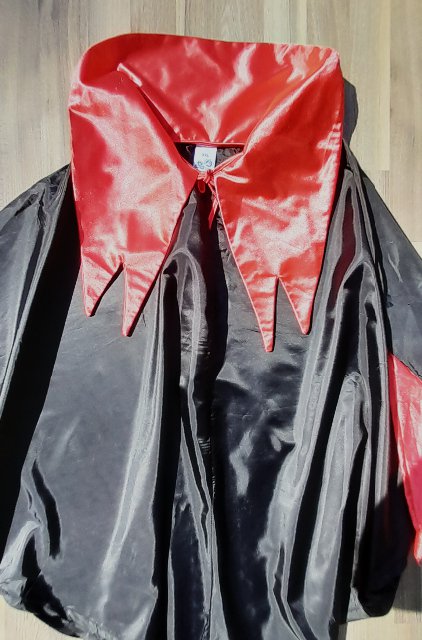 karnevalový kostým plášť UPÍR, ČARODĚJ > XXL